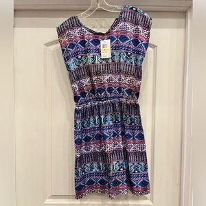 Pink Rose mini multi colored Juniors dress